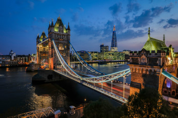 Картинка tower+bridge +london города лондон+ великобритания река мост