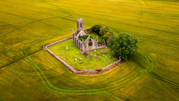 Картинка разное развалины +руины +металлолом руины церкви в ирландии