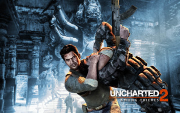 обоя uncharted, among, thieves, видео, игры