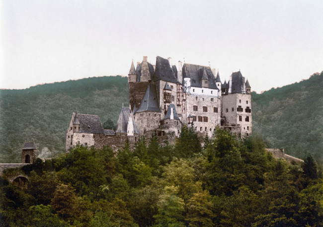 Обои картинки фото eltz, castle, germany, города, дворцы, замки, крепости, замок, эльц, германия
