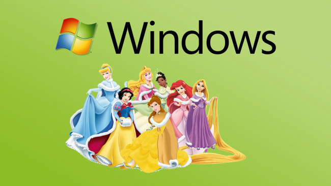 Обои картинки фото компьютеры, windows xp, девушки, взгляд, фон, логотип