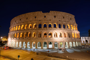Картинка colosseum +rome города рим +ватикан+ италия простор