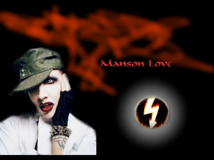 Картинка manson love музыка marilyn