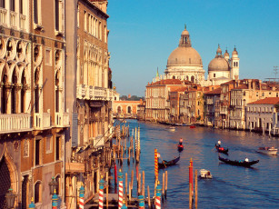 Картинка grand canal venice italy города венеция италия