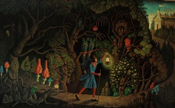 Картинка фэнтези иные миры времена лес