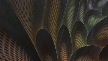 Картинка 3д графика fractal фракталы узор цвета линии