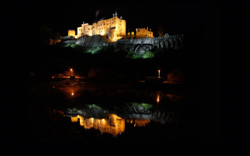 Картинка замок sternberk Чехия города дворцы замки крепости освещение ночь
