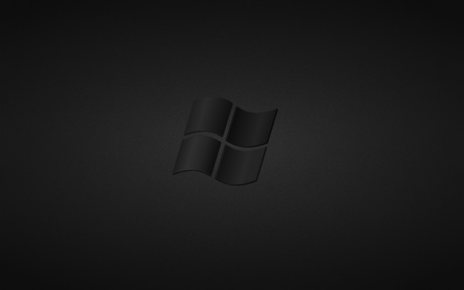 Обои картинки фото компьютеры, windows, xp, винда, logo, лого, серый, темный, черный, black