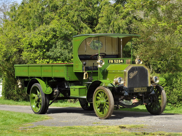 Обои картинки фото автомобили, классика, 1915г, lorry, type, tc4, peerless