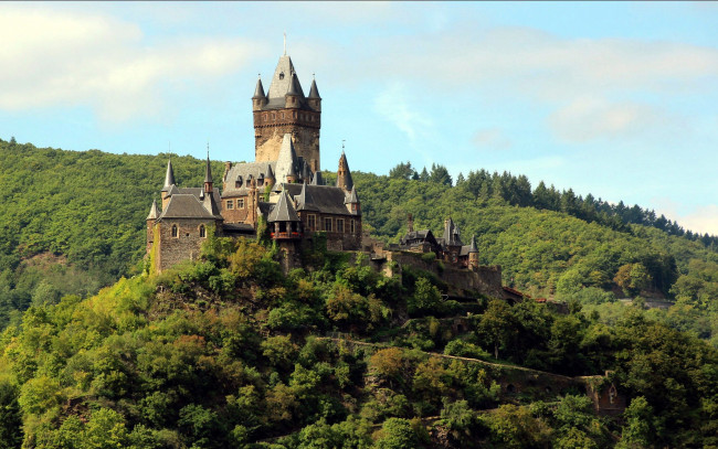 Обои картинки фото reichsburg castle, города, замки германии, reichsburg, castle