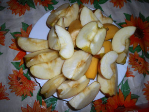 Картинка еда Яблоки яблоки бананы