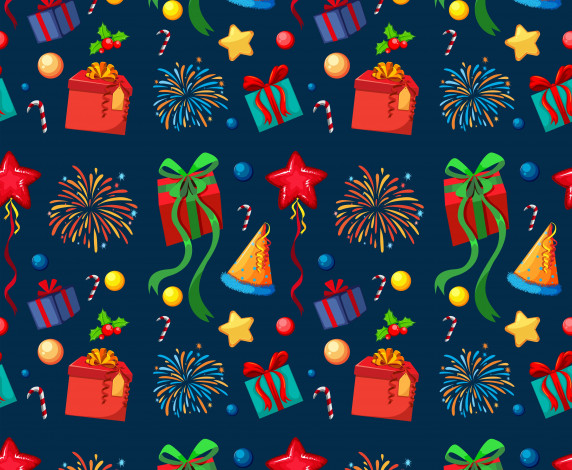 Обои картинки фото праздничные, векторная графика , новый год, украшения, merry, фон, новый, год, decoration, pattern
