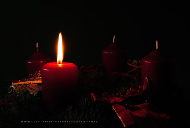 Обои картинки фото календари, праздники,  салюты, свеча