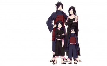 Картинка аниме naruto семья учиха изуна мадара
