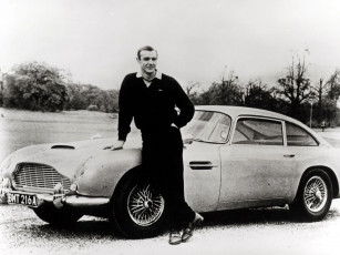 Картинка aston martin db5 in goldfinger 1964 автомобили