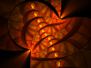Картинка 3д графика fractal фракталы фон фрактал узор