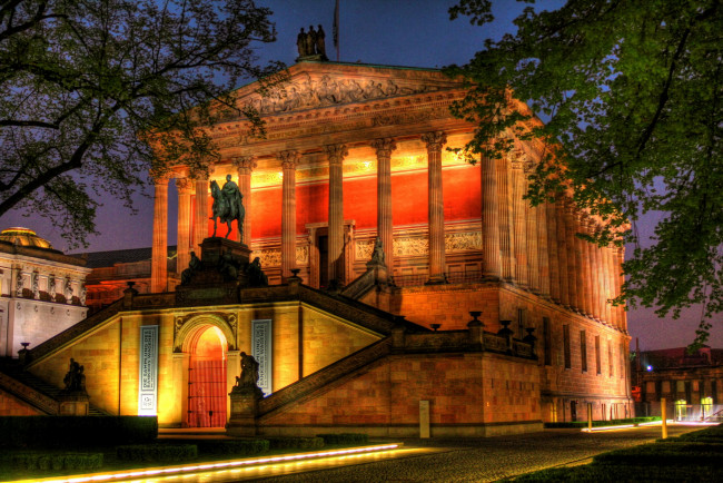 Обои картинки фото berlin, nationalgalerie, города, берлин, германия, галлерея