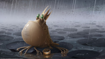 Картинка jia+xing+yap фэнтези существа jia xing yap лягушка-царевна дождь