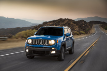 Картинка автомобили jeep синий latitude renegade 2015 г