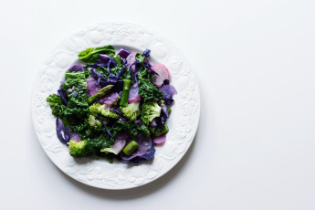 Картинка еда салаты +закуски спаржа брокколи редис салат шпинат