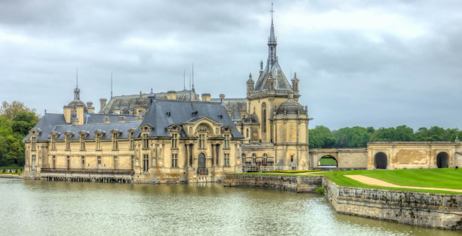 Обои картинки фото chateau de chantilly, города, замки франции, замок