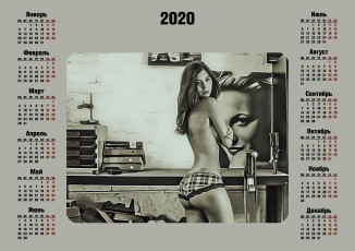 Картинка календари компьютерный+дизайн девушка помещение 2020 взгляд calendar