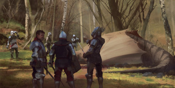Картинка видео+игры dungeons+&+dragons+online рыцари дракон лес