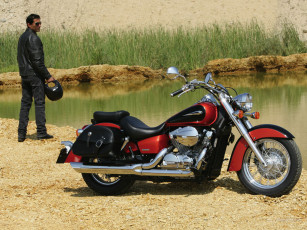 обоя honda, shadow, 750, aero, мотоциклы