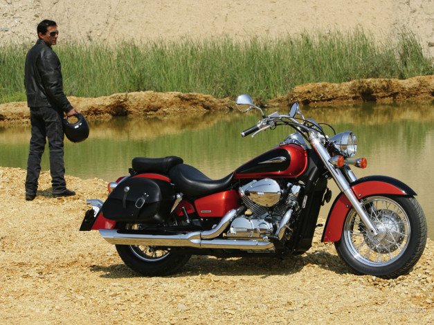 Обои картинки фото honda, shadow, 750, aero, мотоциклы