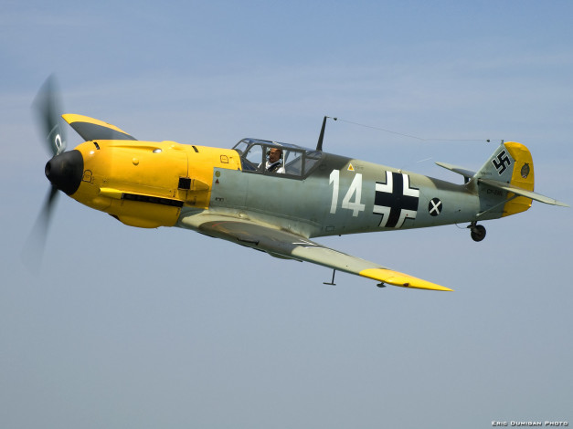 Обои картинки фото авиация, лёгкие, одномоторные, самолёты, bf-109