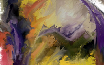 Картинка 3д графика abstract абстракции стиль фон краски