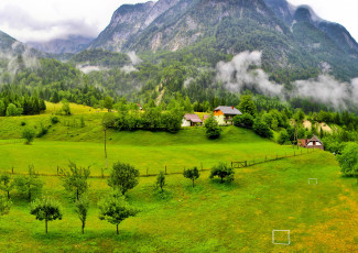 Картинка словения bovec природа пейзажи пейзаж горы