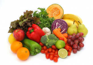 обоя еда, фрукты, овощи, вместе, перец, груши, апельсины