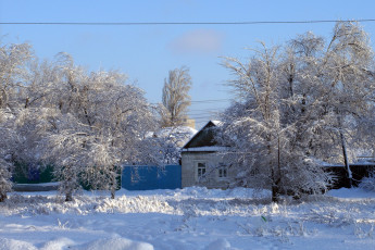 Картинка разное сооружения постройки снег зима