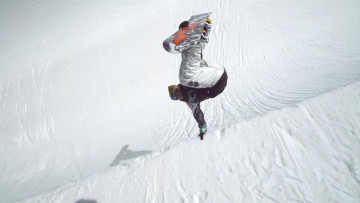 Картинка спорт сноуборд снег прыжок