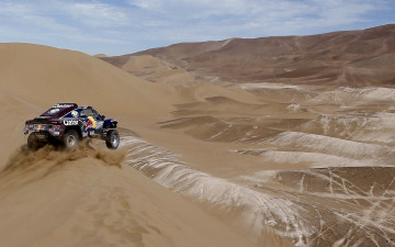Картинка спорт авторалли пустыня песок гонка
