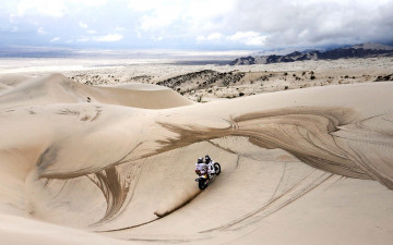 обоя спорт, мотокросс, гонка, песок, пустыня