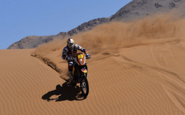 обоя спорт, мотокросс, гонка, песок, пустыня
