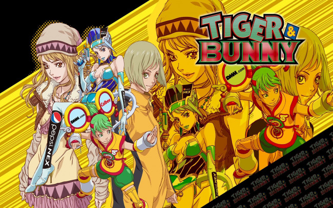 Обои картинки фото аниме, tiger, and, bunny