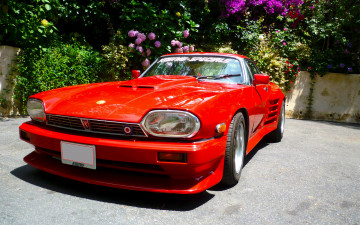 Картинка автомобили jaguar red