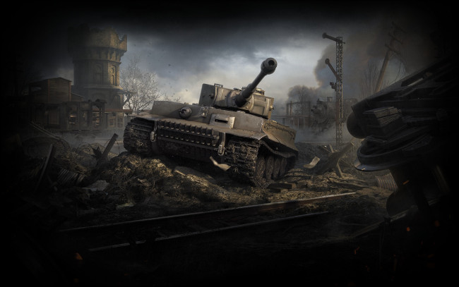 Обои картинки фото видео игры, мир танков , world of tanks, тяжёлый, танк, wg, tiger, i