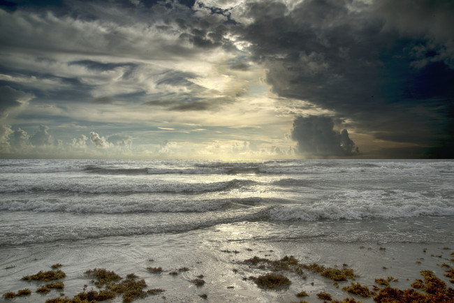 Обои картинки фото природа, моря, океаны, облака, вода, море, небо