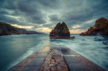 Картинка природа побережье шотландские границы беруикшир северное море