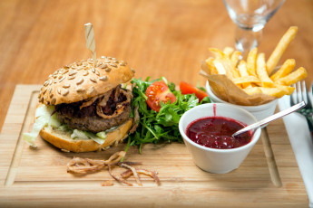 Картинка еда бутерброды +гамбургеры +канапе соус овощи гамбургер