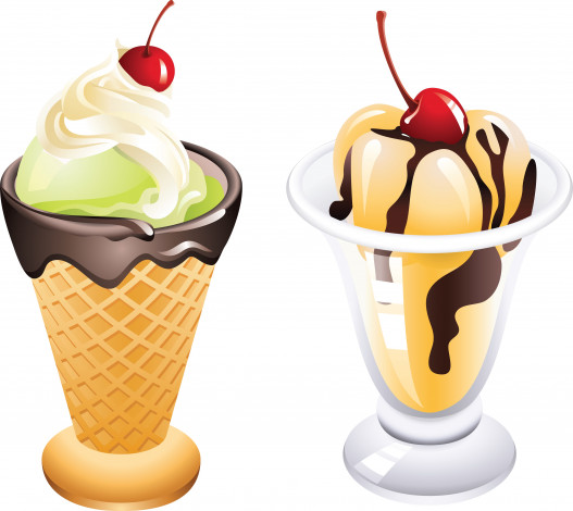 Обои картинки фото векторная графика, еда , food, фон, мороженое