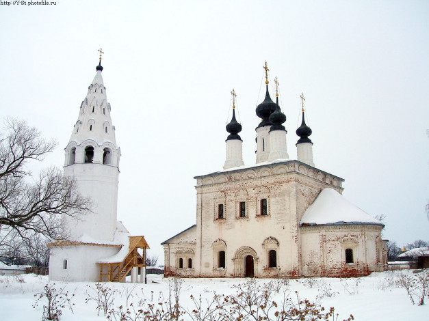 Обои картинки фото суздаль, александровский, монастырь, города, православные, церкви, монастыри