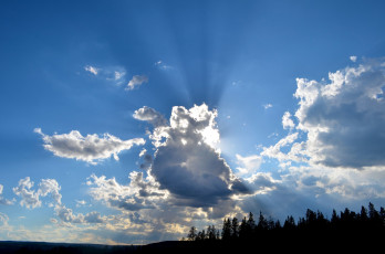 Картинка природа облака солнце тучи небо