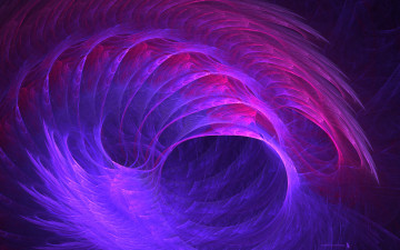 Картинка 3д+графика фракталы+ fractal тоннель яркость волна