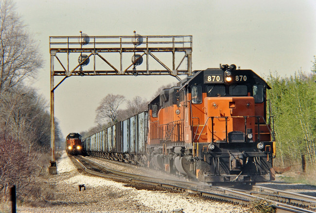 Обои картинки фото техника, поезда, дорога, локомотив, железная, рельсы, состав