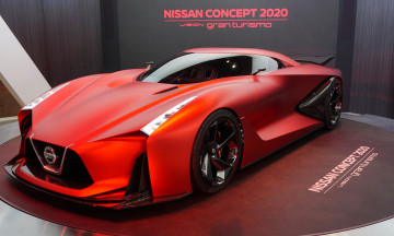 Картинка nissan+vision+gran+turismo+concept+2020 автомобили выставки+и+уличные+фото nissan vision gran turismo concept 2020 красный автосалон выставка